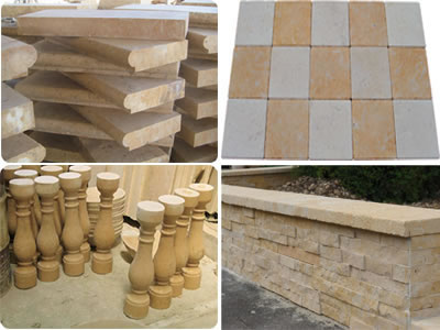 Yellow limestone