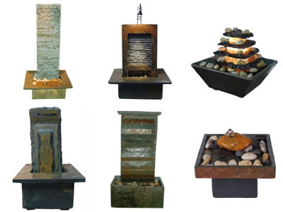 slate water fountain