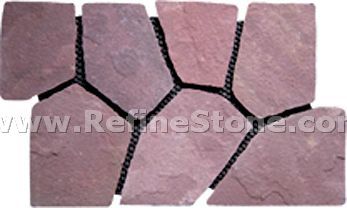 red sandstone interlock