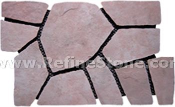 pink sandstone interlock