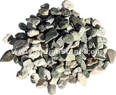 Ocean green tumbled pebblestone