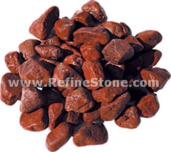 Rose red tumbled pebblestone