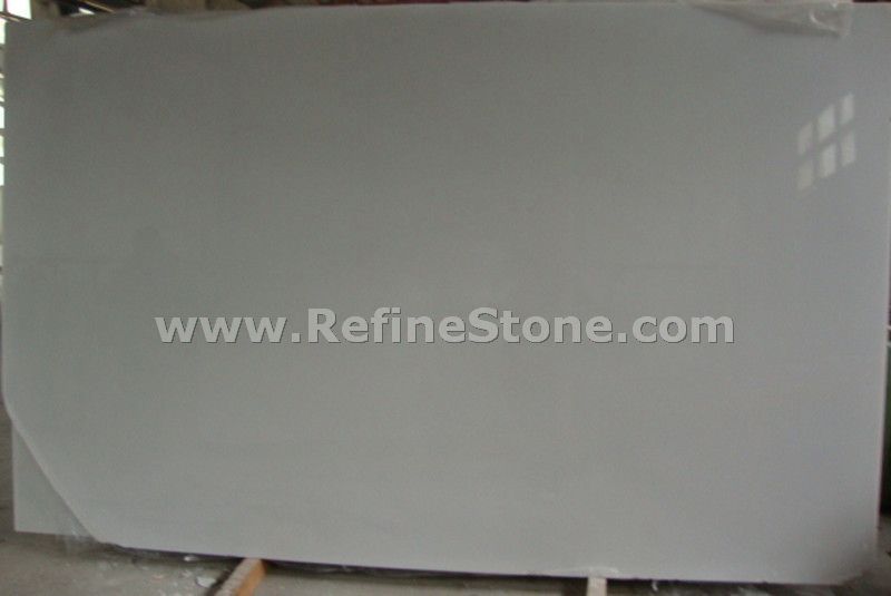 pure white marble slab