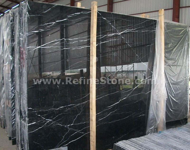 black marquina(more vein)marble slab