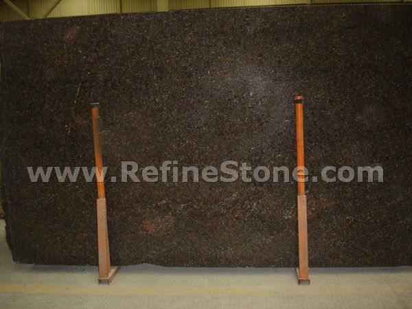 tan brown granite slab
