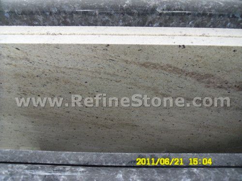 cream valencia granite slab