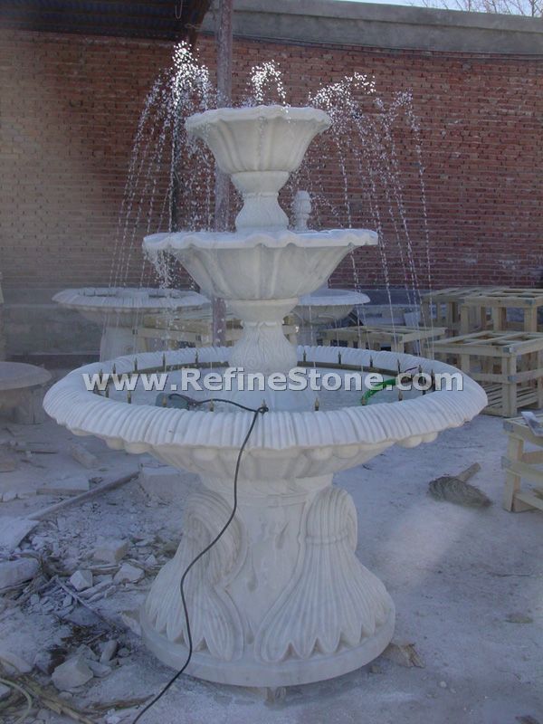 China white marble water fountain