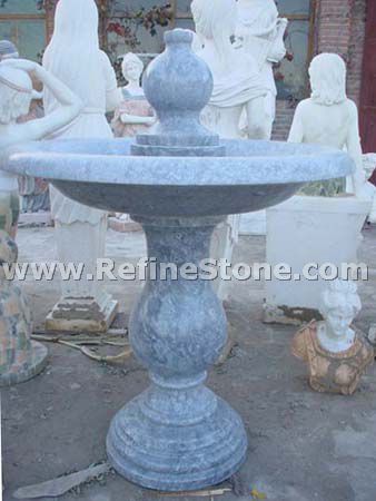 grey marble fountain