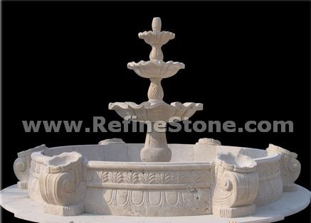 modern water fountain