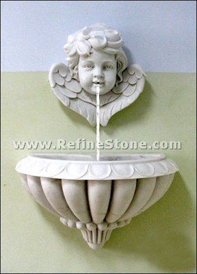 angel water fountain