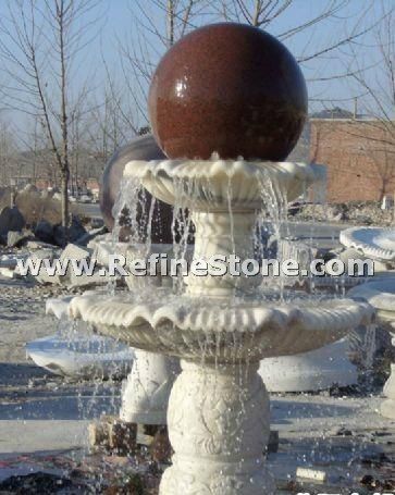 rolling ball fountain