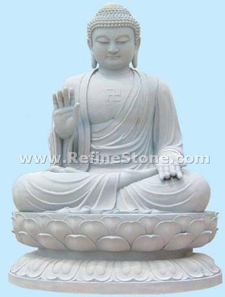 Buddha marble sculpture