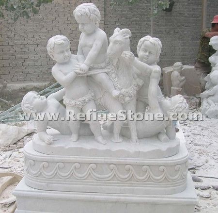 White Marble Statue