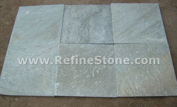 light green slate tile