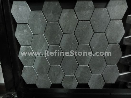 light black stone mosaic