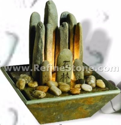 slate water fountain