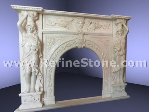 White marble beauty statue