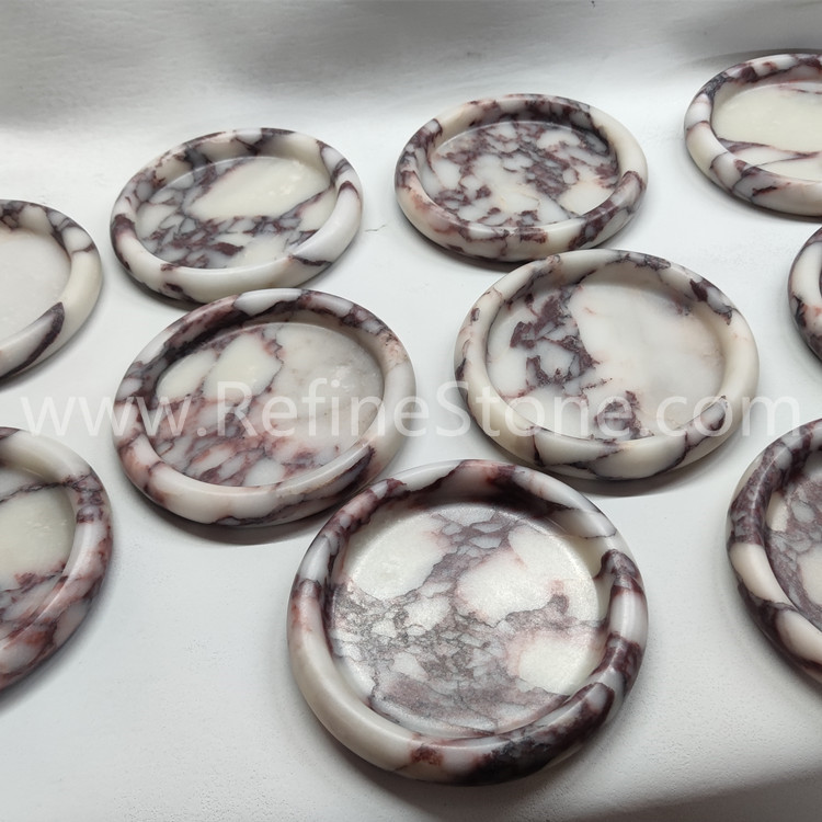 Calacatta viola marble plate