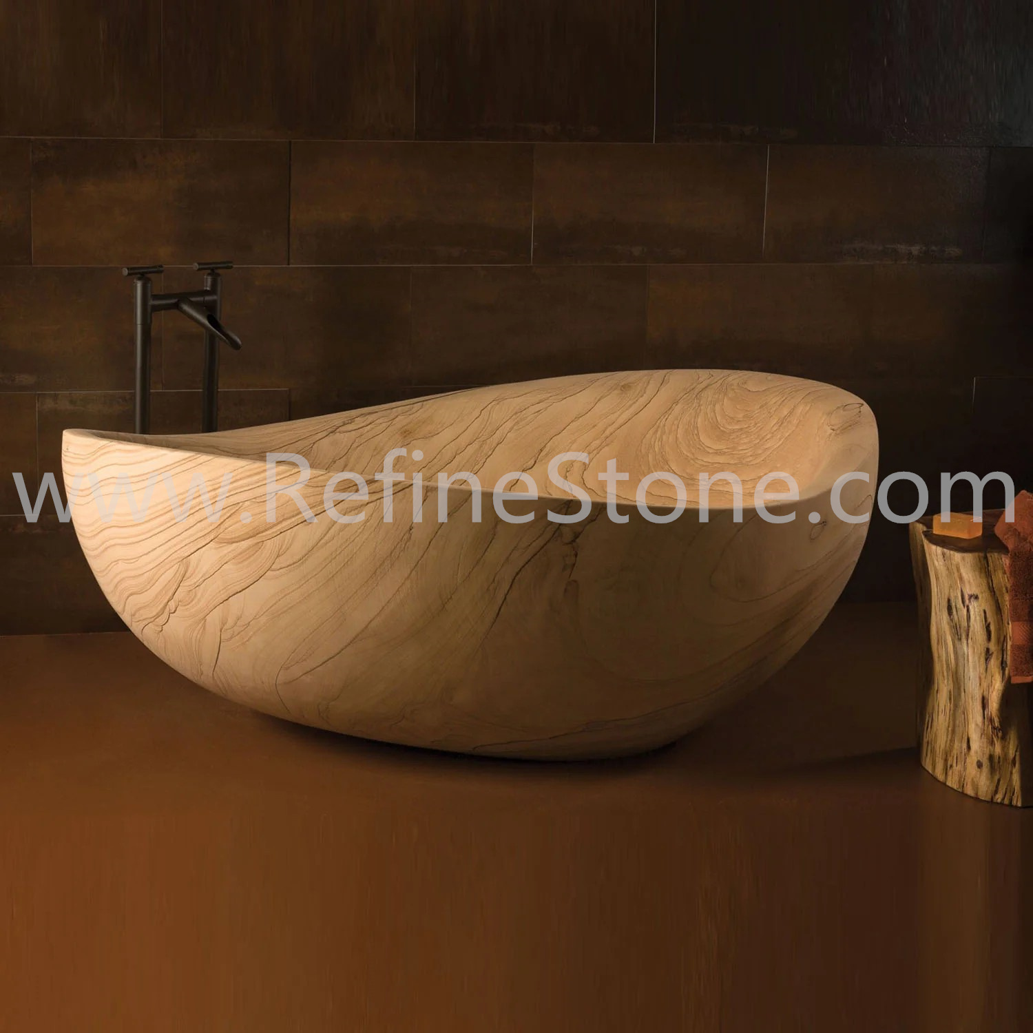 Sandstone Bathtub
